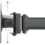 TooQ Soporte de Mesa para 3 Monitores 13'-27' DB1327TN-B, Giratorio e Inclinable, hasta 8kg por Pantalla